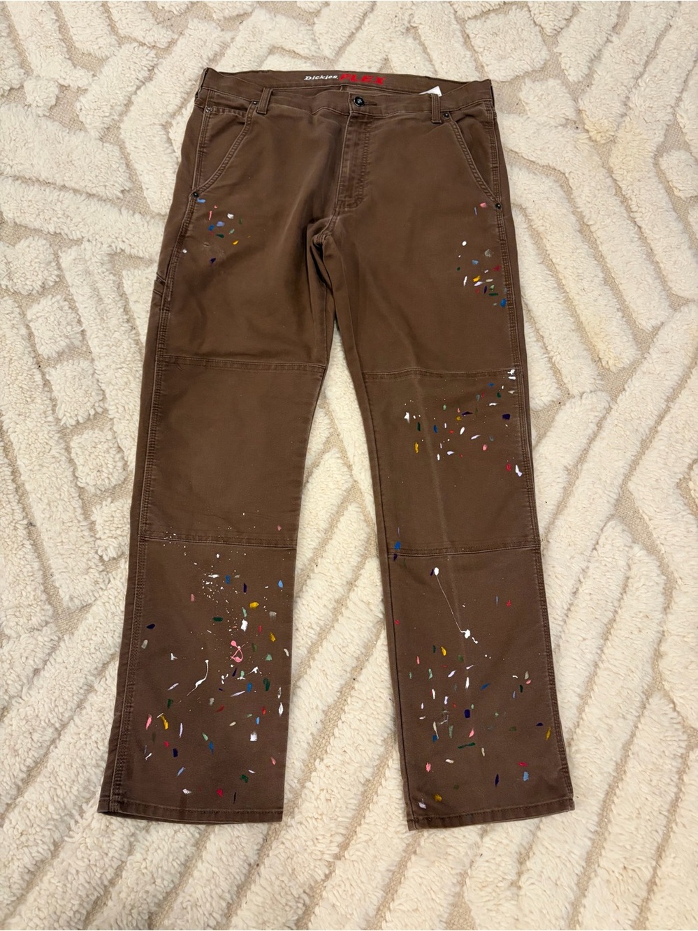 Dickies Flex Pants brown custom SO SOFT